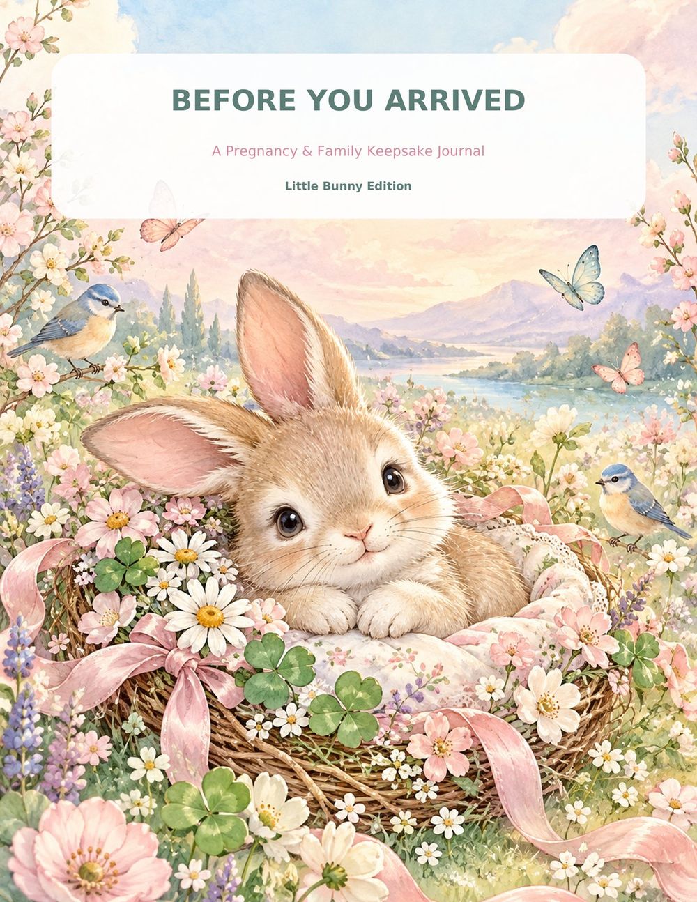 Before You Arrived – Little Bunny Edition | Pregnancy & Family Keepsake Journal